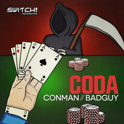 Conman / Bad Guy album by Coda - Drum and Bass Cover Art