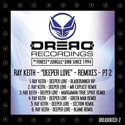 Deeper Love Remixes, Pt. 2 album by Ray Keith - Drum and Bass Cover Art