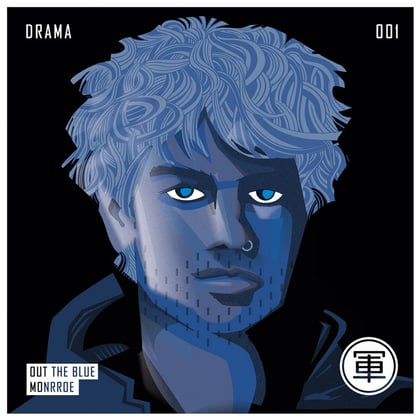 Out The Blue album by Monrroe - Drum and Bass Cover Art