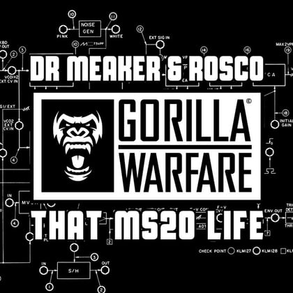 That MS20 Life album by Dr Meaker & Rosco - Drum and Bass Cover Art