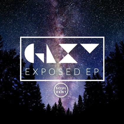 Exposed album by GLXY - Drum and Bass Cover Art