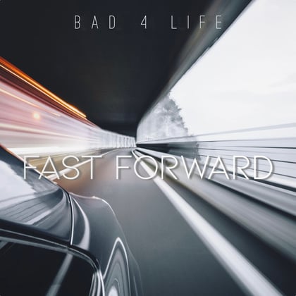 Fast forward album by MSDOS & Bad 4 Life - Drum and Bass Cover Art