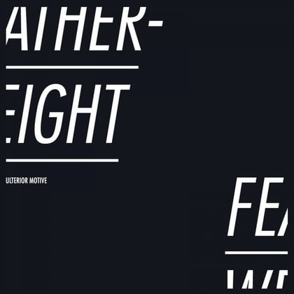 Featherweight / Glued album by Ulterior Motive - Drum and Bass Cover Art