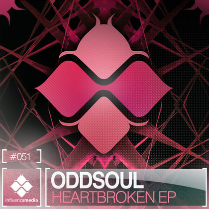 Heartbroken EP album by Oddsoul - Drum and Bass Cover Art