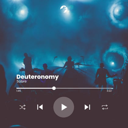 Deuteronomy album by Sabre - Drum and Bass Cover Art