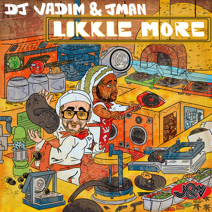 Likkle More album by Jman & DJ Vadim - Drum and Bass Cover Art