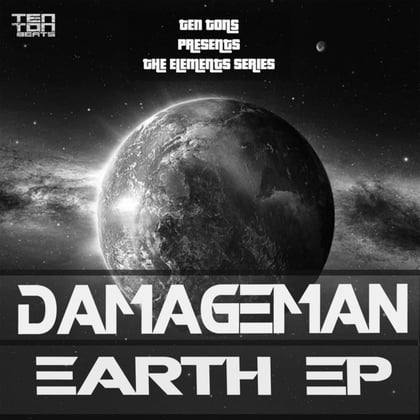 Ten Tons presents the Elements series: Earth album by Damageman - Drum and Bass Cover Art