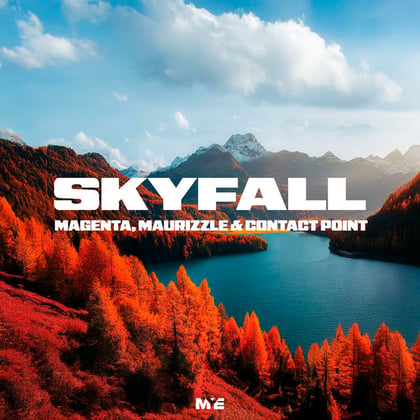 Skyfall album by Magenta - Drum and Bass Cover Art