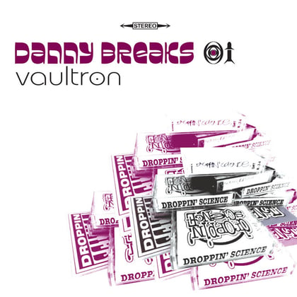 Vaultron album by Danny Breaks - Drum and Bass Cover Art