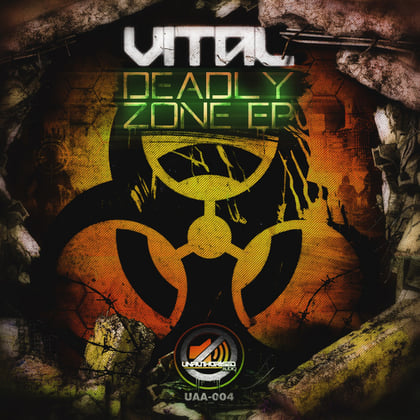 Deadly Zone EP album by Vital - Drum and Bass Cover Art