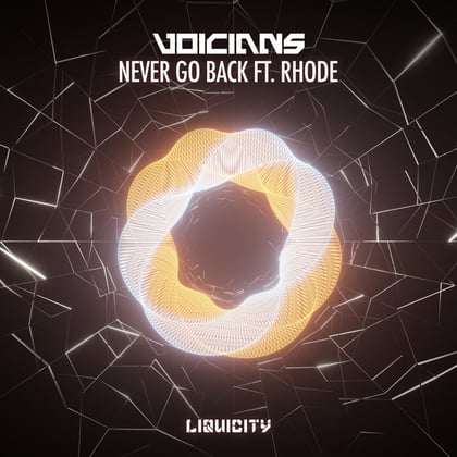 Never Go Back album by Voicians - Drum and Bass Cover Art