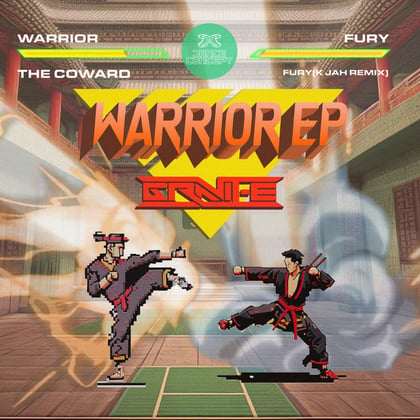 Warrior EP album by Gravit-E - Drum and Bass Cover Art