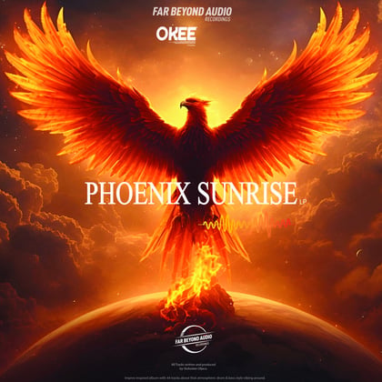 Phoenix Sunrise album by Okee - Drum and Bass Cover Art