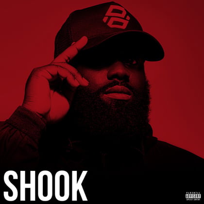 Shook album by P Money - Drum and Bass Cover Art