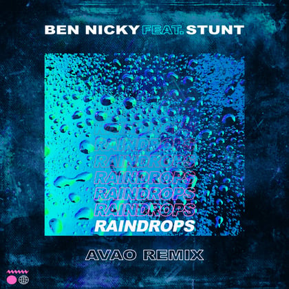 Raindrops (Avao Remix) album by Dimension, Stunt & AVAO - Drum and Bass Cover Art