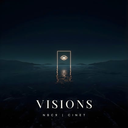 Visions album by NBC9 & Cinet - Drum and Bass Cover Art