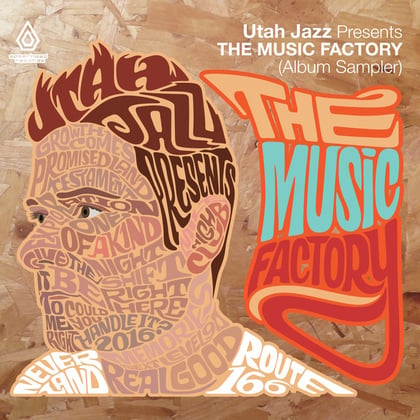 The Music Factory album by Utah Jazz - Drum and Bass Cover Art