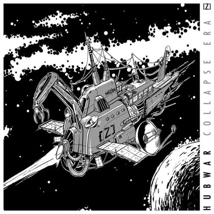 Collapse Era 1 album by Hubwar - Drum and Bass Cover Art