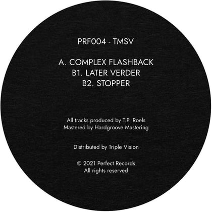 Complex Flashback / Later Verder / Stopper album by TMSV - Drum and Bass Cover Art