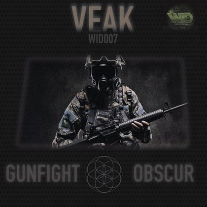 Gunfighter // Obscur album by Veak - Drum and Bass Cover Art