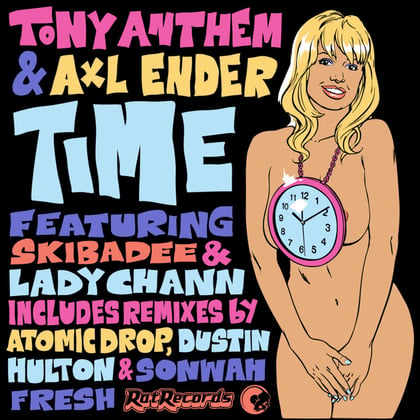 Time album by Skibadee, Tony Anthem, Axl Ender & Lady Chann - Drum and Bass Cover Art