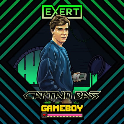 Game Boy album by Captain Bass - Drum and Bass Cover Art