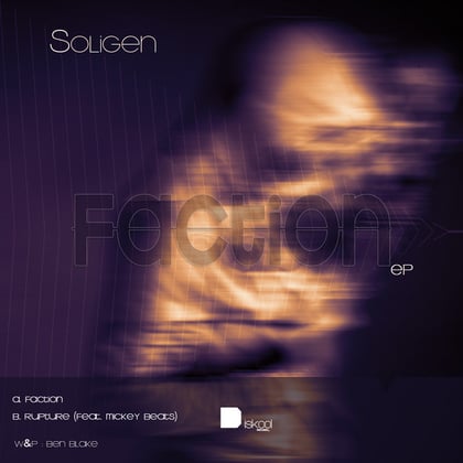 Faction EP album by Soligen - Drum and Bass Cover Art