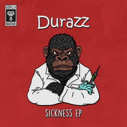 Sickness EP album by Durazz - Drum and Bass Cover Art