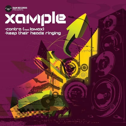 Contra / Keep Their Heads Ringing album by Xample - Drum and Bass Cover Art