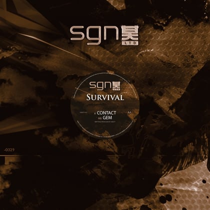 Contact / Gem album by Survival - Drum and Bass Cover Art