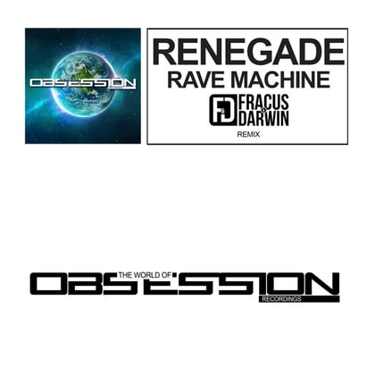 Rave Machine (Fracus & Darwin Remix) album by Renegade - Drum and Bass Cover Art