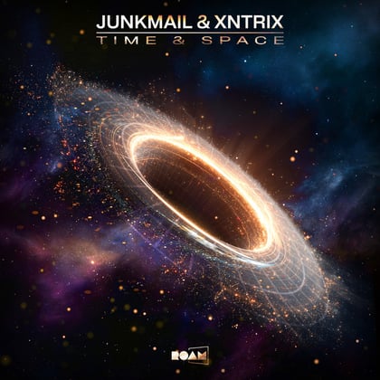 Time & Space album by Junk Mail & Xntrix - Drum and Bass Cover Art