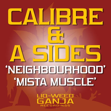 NeighbourHood / Mista Muscle album by dBridge, Calibre, A Sides & MC Fats - Drum and Bass Cover Art