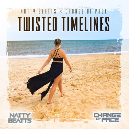Twisted Timelines album by Change of Pace - Drum and Bass Cover Art