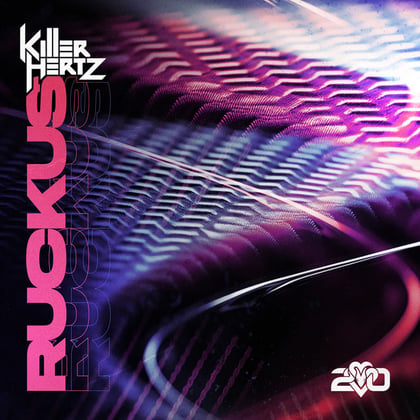 Ruckus album by Killer Hertz - Drum and Bass Cover Art