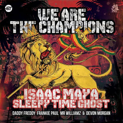 We Are The Champions album by Isaac Maya - Drum and Bass Cover Art