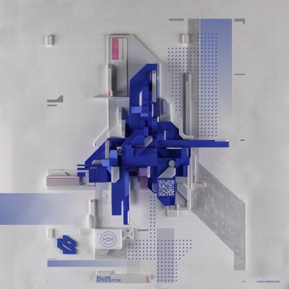 Interceptor album by Billain - Drum and Bass Cover Art