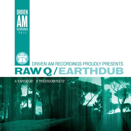 Earthdub album by Raw Q - Drum and Bass Cover Art