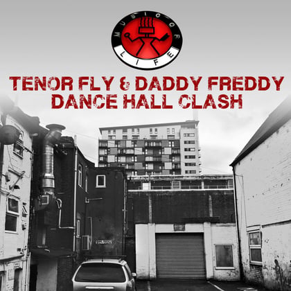 Dance Hall Clash album by Tenor Fly - Drum and Bass Cover Art
