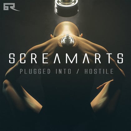 Plugged Into / Hostile album by Screamarts - Drum and Bass Cover Art