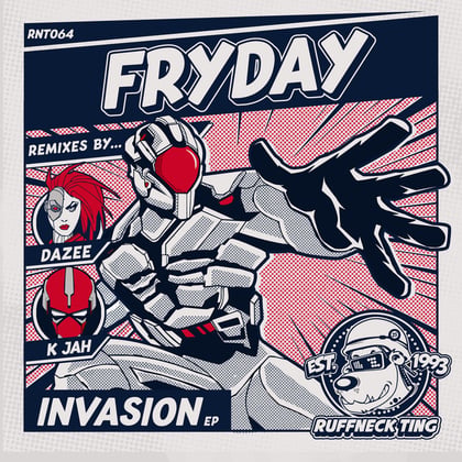 Invasion album by K Jah - Drum and Bass Cover Art
