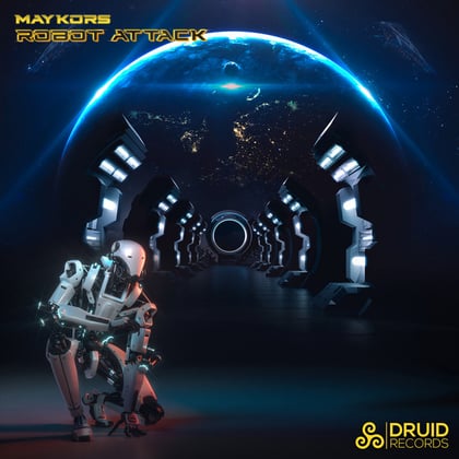 Robot Attack / Liturgy album by pyxis & Maykors - Drum and Bass Cover Art