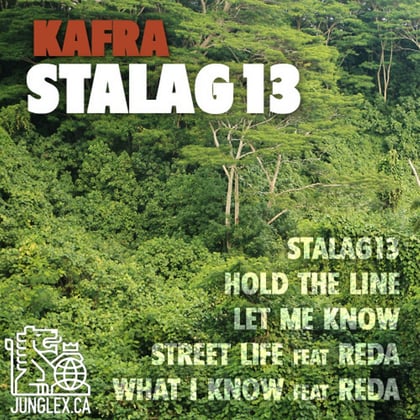 Stalag 13 album by Kafra - Drum and Bass Cover Art