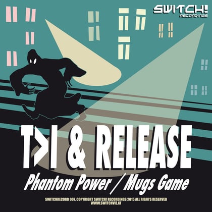 Phantom Power / Mugs Game album by Kolectiv, T>I & Release - Drum and Bass Cover Art