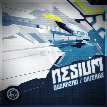 Overhead / Diverge album by Nesium - Drum and Bass Cover Art