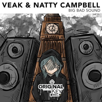 Big Bad Sound album by Veak & Natty Campbell - Drum and Bass Cover Art