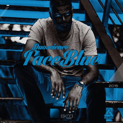 Face Blue EP album by Duoscience - Drum and Bass Cover Art