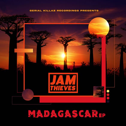 Madagascar EP album by Jam Thieves - Drum and Bass Cover Art