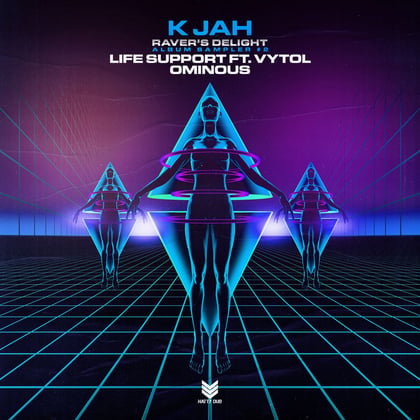Life Support / Ominous album by K Jah - Drum and Bass Cover Art