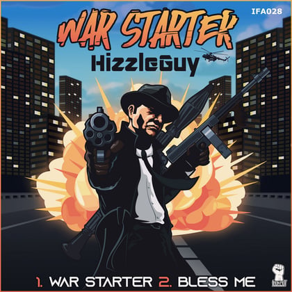 War Starter album by Hizzleguy - Drum and Bass Cover Art